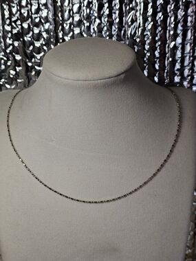 18k Gold Plated  Beaded Women's Necklace 17" Length